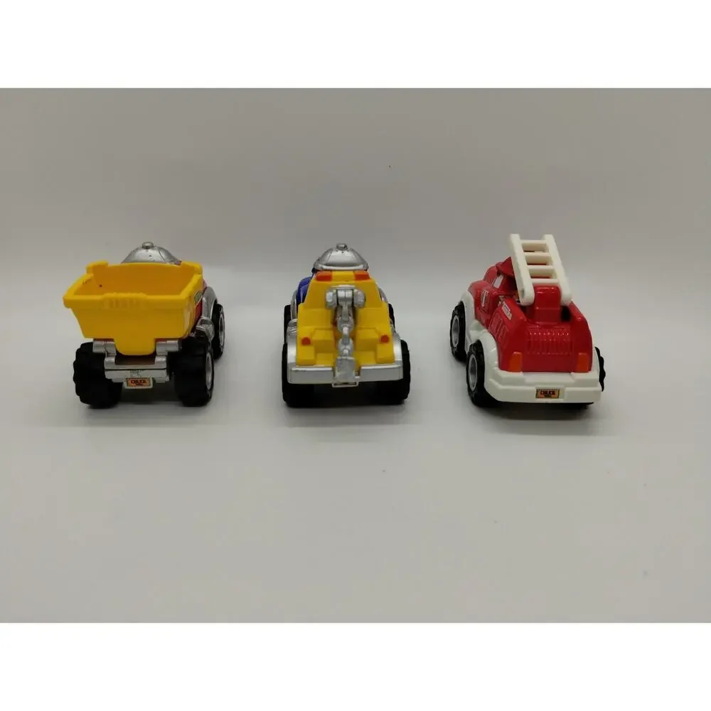 Lot of 3 TONKA Lil’ Chuck & Friends Diecast Trucks Maisto Cars Hasbro 2000